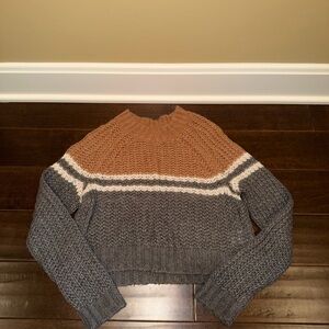 American Eagle Outfitters Tan Knit Sweater
